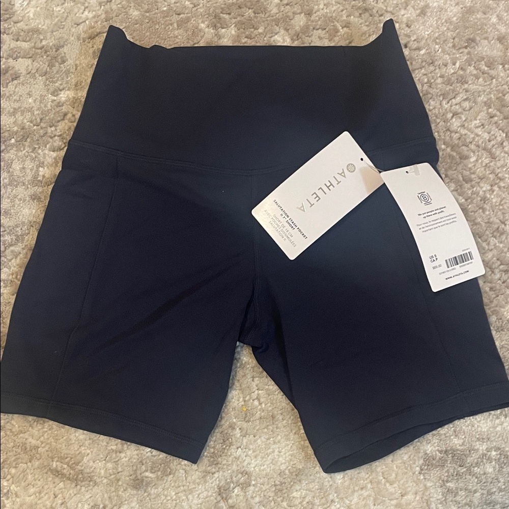 Athleta Biker Shorts with Pockets